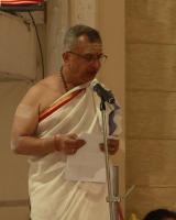 Girvanapratishtha Retired Teachers' Felicitation - Address by Girvanpratishtha Adhyaksha Dr Chaitanya Gulvady - Day 7 at Karla (28 Sep 2025), Pictures Courtesy of Shri Abhinav Kalla